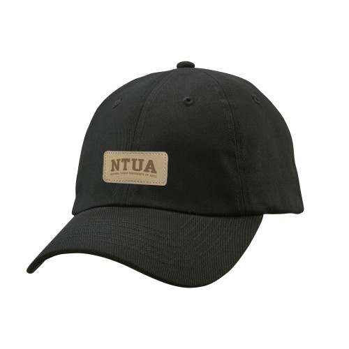 NTUA皮革標老帽_黑